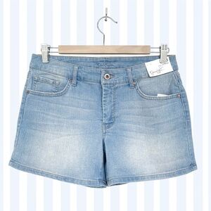 Jessica Simpson Women's Blue Denim Charmer Shorts 5 Pockets Style 4” Inseam